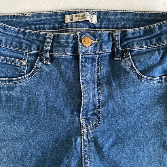 Pull & Bear Basic Denim High Rise skinny jeans / Jegging Size 8 - Picture 5 of 16